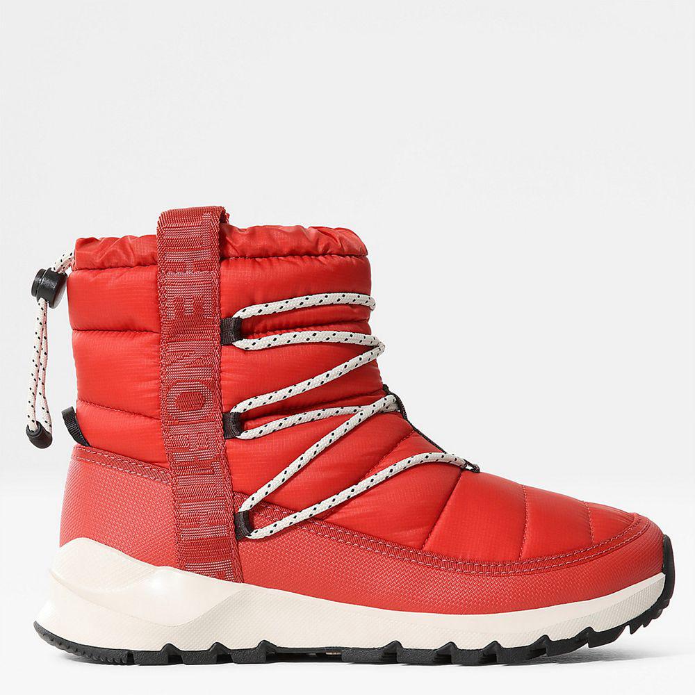 The North Face Thermoball™ Lace-Up Γυναικεια Μπότες - Πορτοκαλι / Μαυρα (ASNV67218)